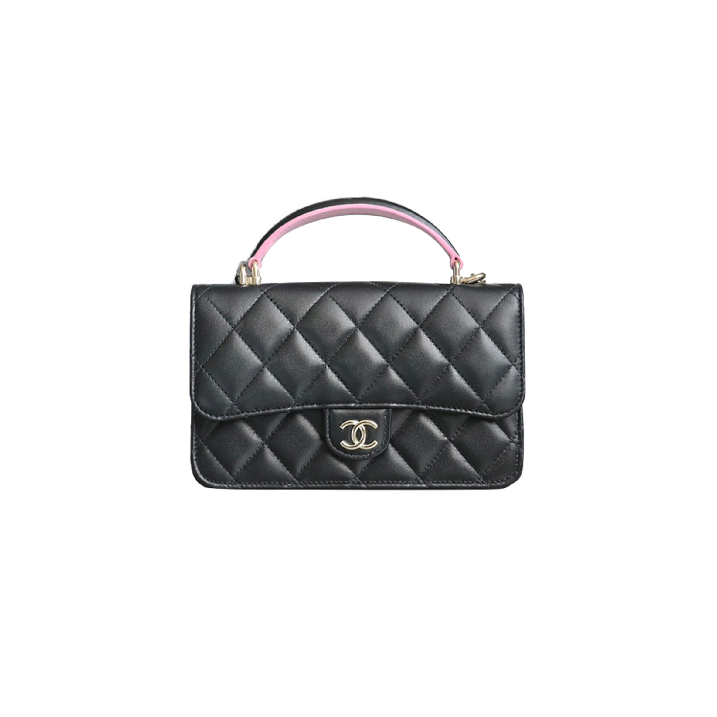 CHANEL MASTER CHAIN MOBILE PHONE BAG WOC DOUBLE COLOR (17.2*10*3.3cm)